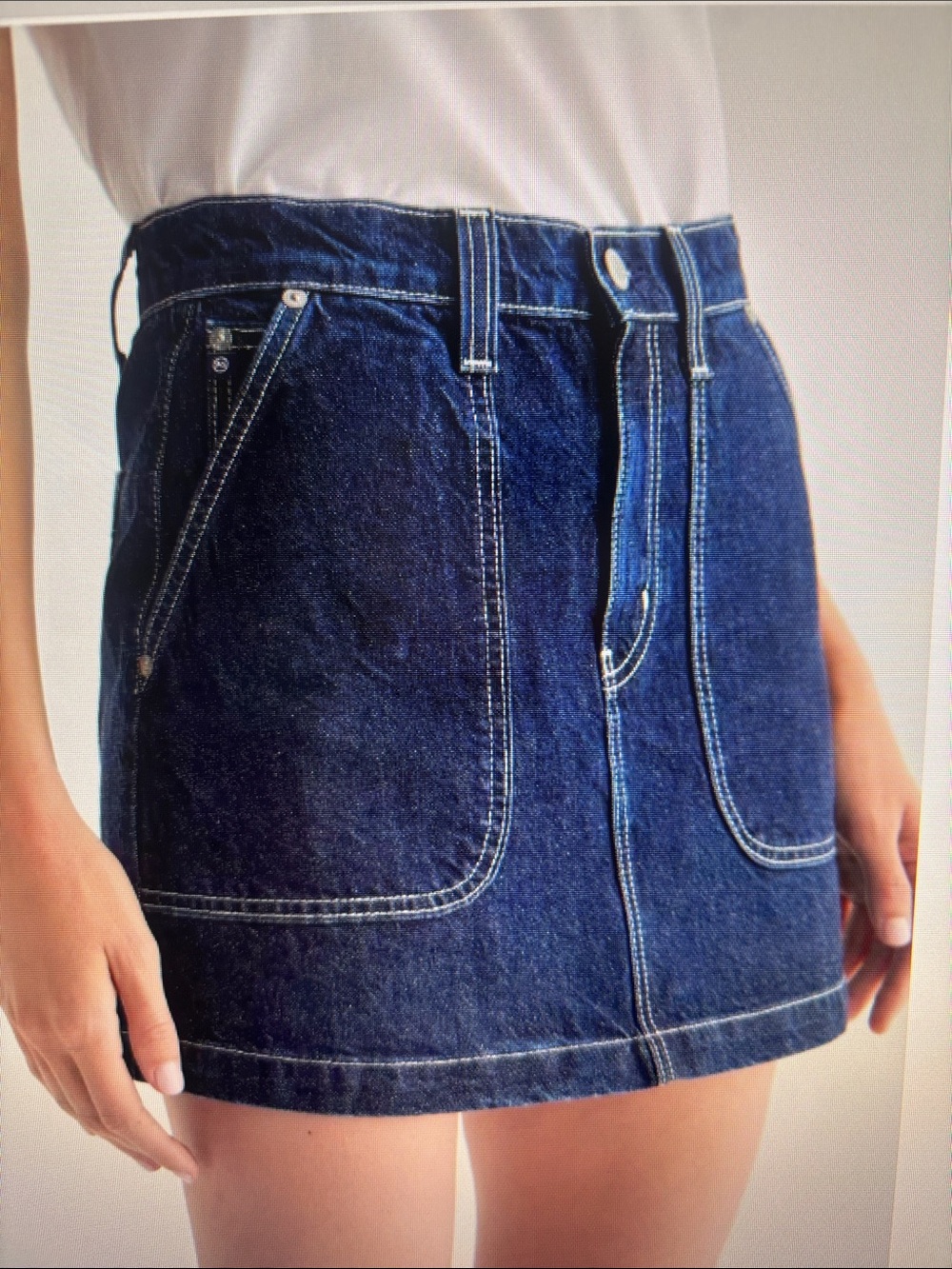 NWOT Revolve AG Jae Denim Skirt.  Size 27